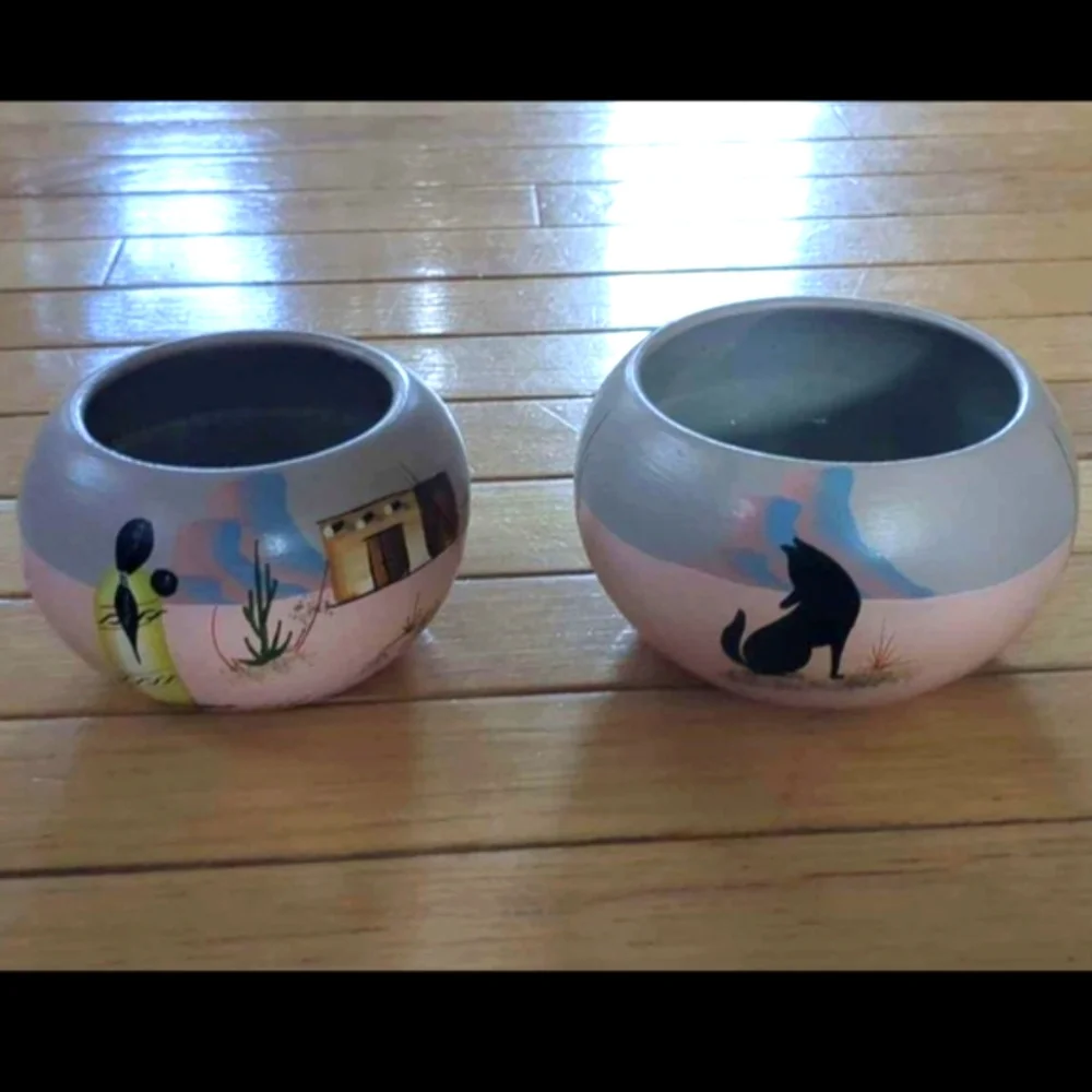 Two M. Galan Vases